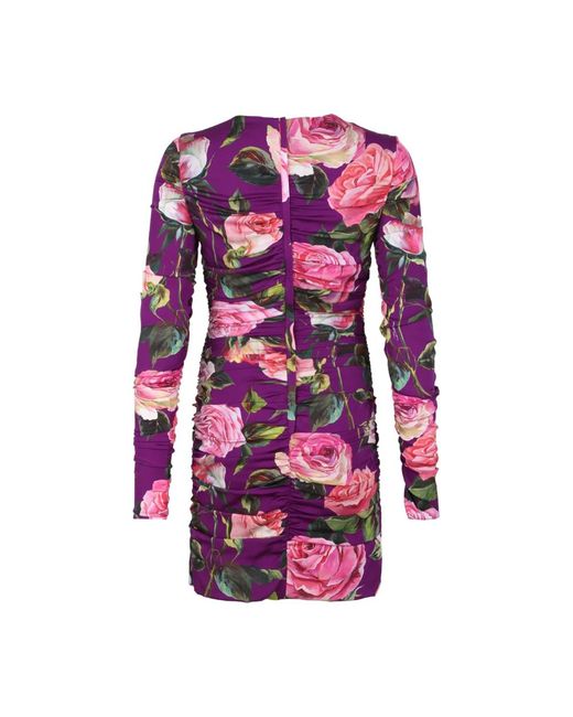 Dolce & Gabbana Pink Short Dresses