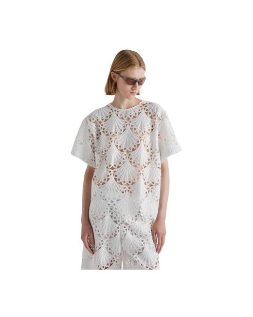 Blouses MEIMEIJ de color Gray