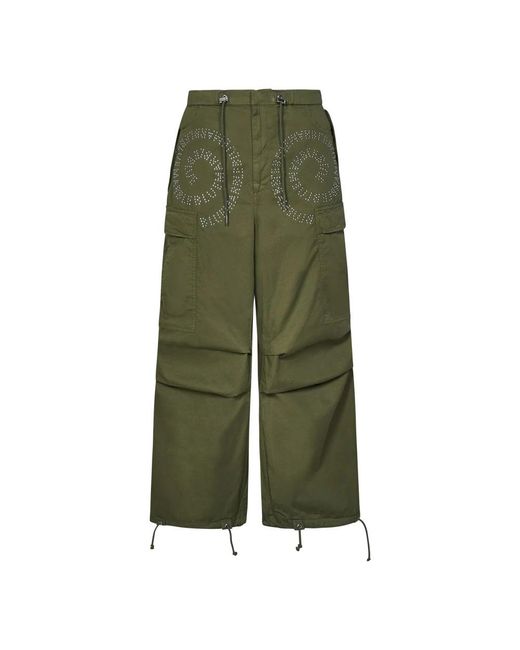 Bluemarble Green Wide Trousers for men