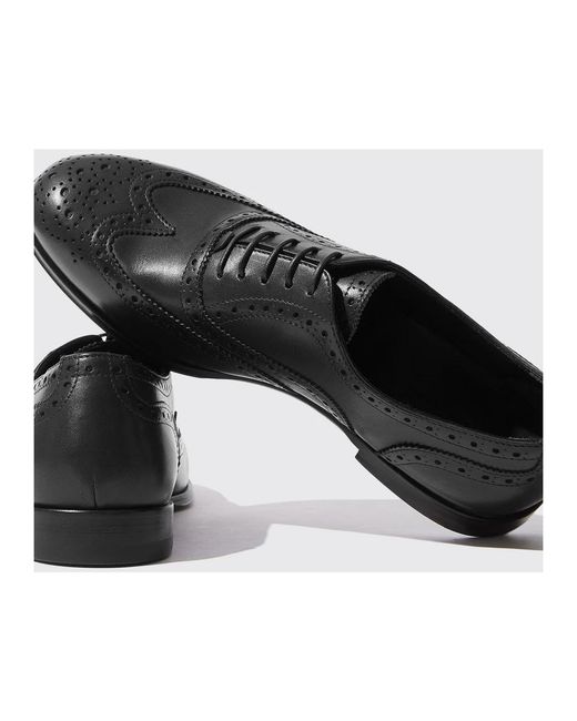 Scarosso Black Laced Shoes