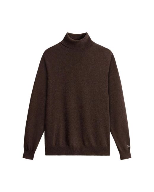 Woolrich Bruine Trui Klassieke Stijl Aw25 in het Brown voor heren