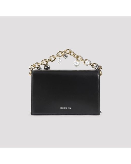 McQueen Black Handbags