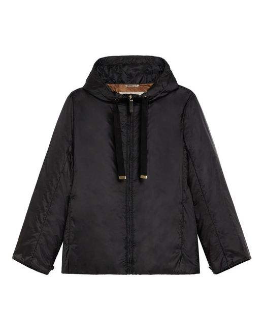 Max Mara Jassen ,Zwart ,Zwart Greenh Stijlvol Modieuze Jurk in het Black