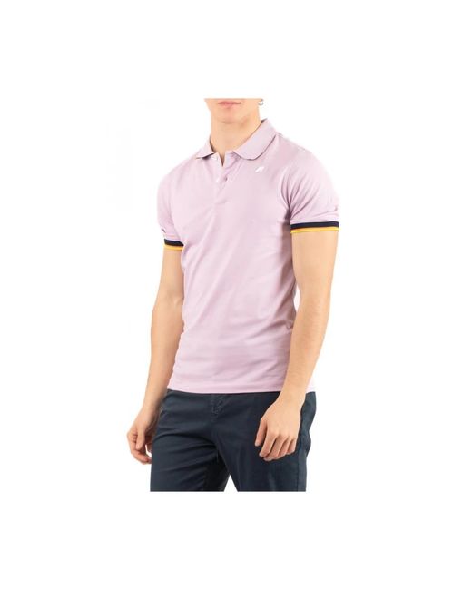 Polo Shirts K-Way de hombre de color Purple
