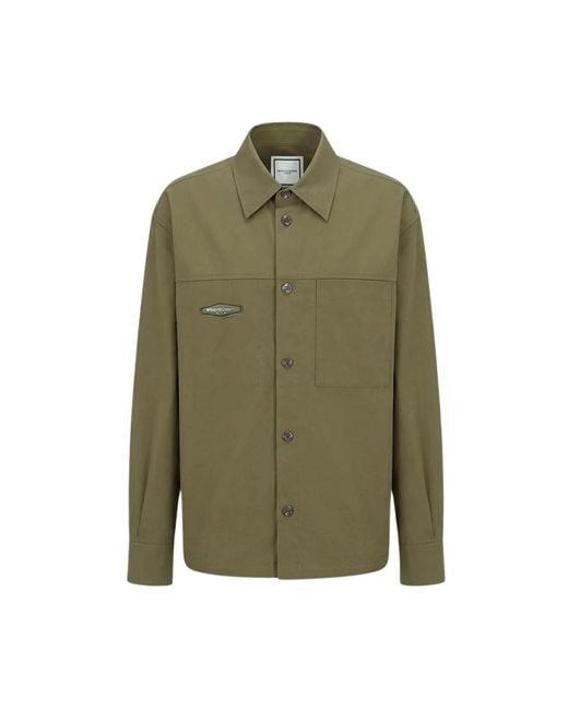 Wooyoungmi Green Casual Shirts for men