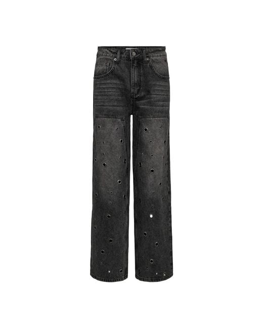 Haute L'Amitié Gray Wide Jeans