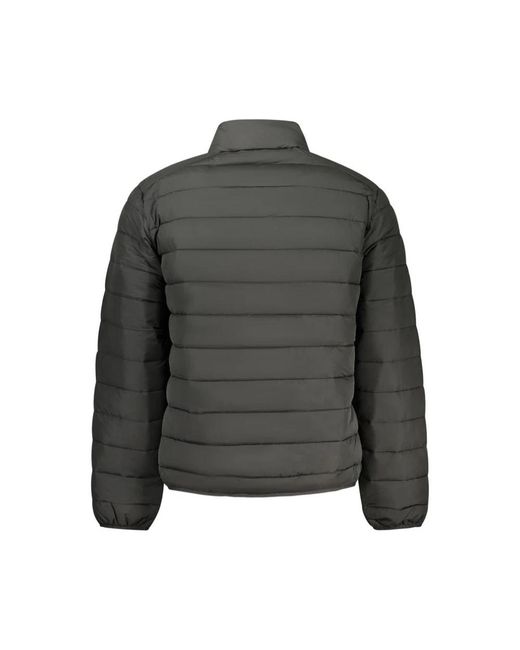 Fila Jassen ,Zwart ,Polyester Revello Jacket in het Gray voor heren