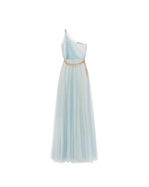 Elisabetta Franchi Blue Maxi Dresses