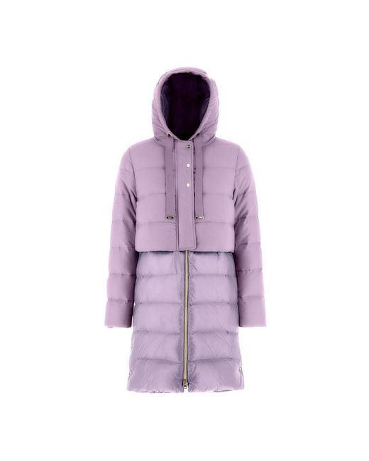 Herno Purple Down Jackets