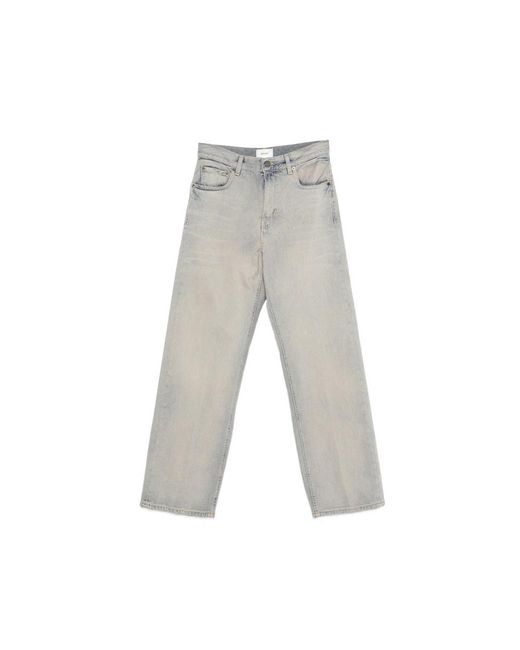 Haikure Gray Straight Jeans