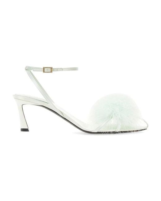 Saint Laurent White Pumps