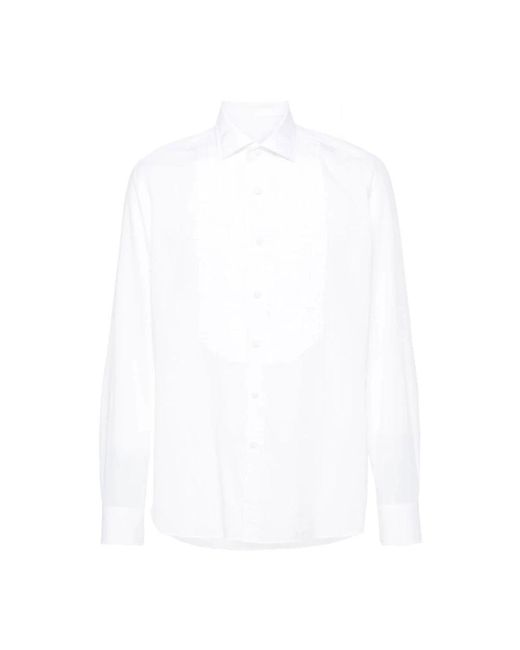 Tagliatore White Casual Shirts for men