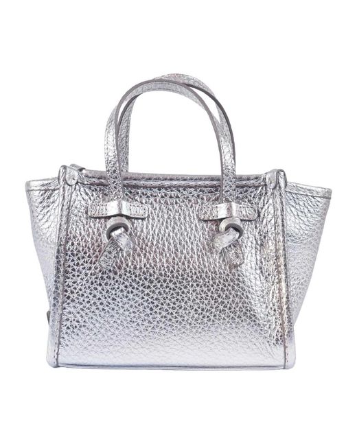 Gianni Chiarini Metallic Shopping Bags