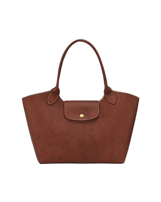 Longchamp Tote Bags in het Brown