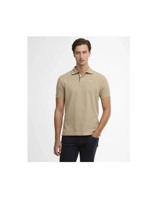 Barbour Polo Hemden in het Natural voor heren