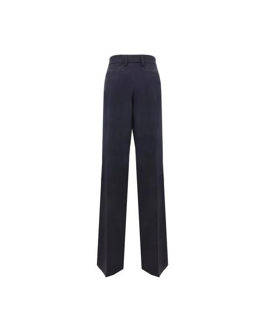 Prada Blue Wide Trousers
