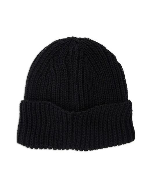 C P Company Geribbelde Muts Met Lensdetail in het Black voor heren