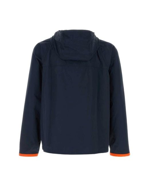 Fay Jassen ,Blauw ,Nylon Windbreaker Jacket in het Blue voor heren