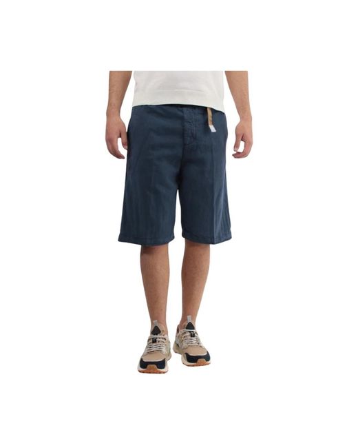 White Sand Blaue bermuda-shorts regular fit in Blue für Herren