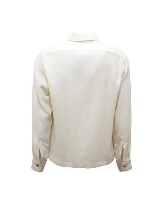 Eleventy White Casual Shirts for men