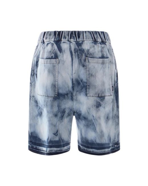 Laneus Blue Denim Shorts for men