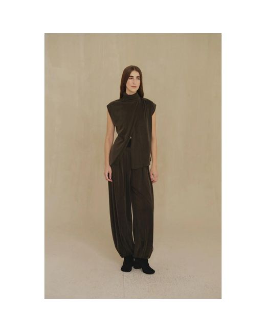 Cortana Black Tapered Trousers