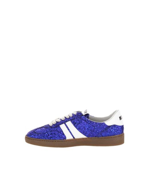 MSGM Retro Sneakers in het Blue