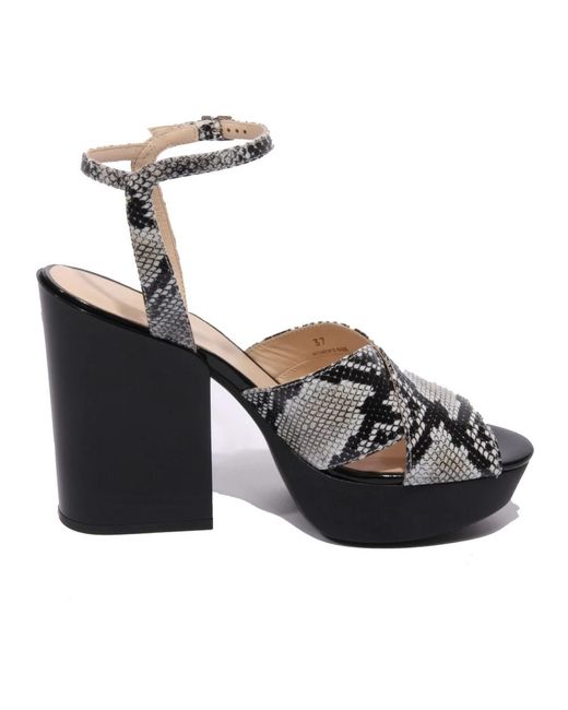Hogan Black Ice Sandal Slingback Schuh