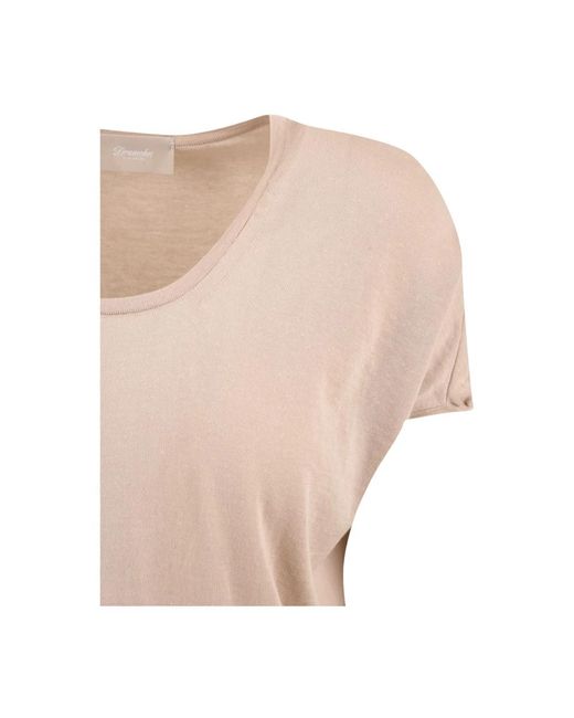 Drumohr Tops T-Shirt En Polo Collectie in het Natural