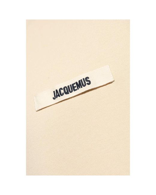 Jacquemus Natural Minimalist Crew Neck Sweatshirt for men