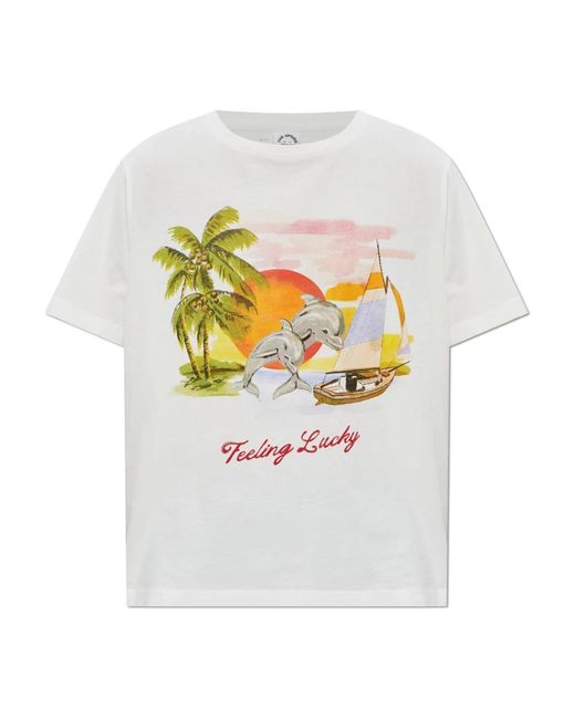The Upside Tops ,Wit ,Katoen Feeling T-Shirt in het White