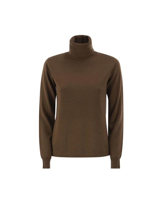 Max Mara Brown Turtlenecks