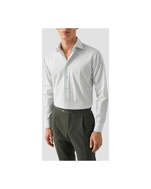 Eton of Sweden White Casual Shirts for men