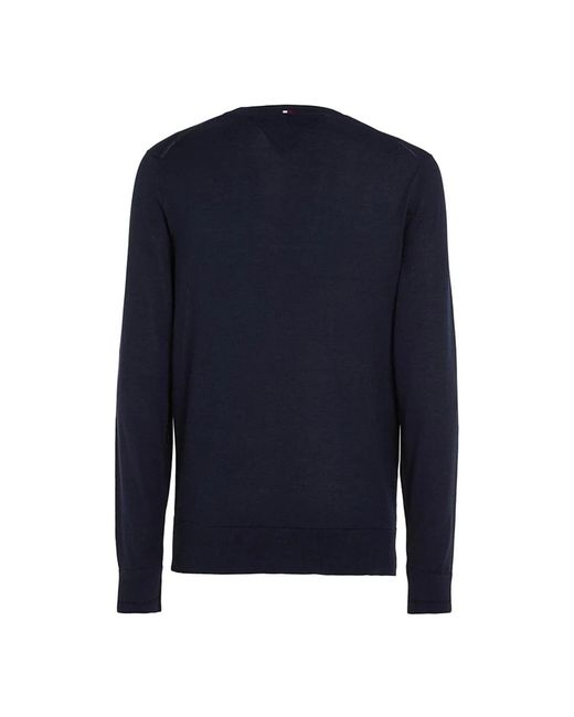Tommy Hilfiger Blue Round-Neck Knitwear for men