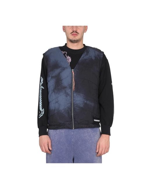 Aries Blue Vests for men