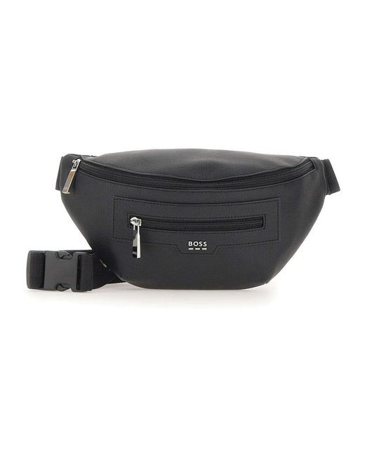 HUGO Black Belt Bags for men