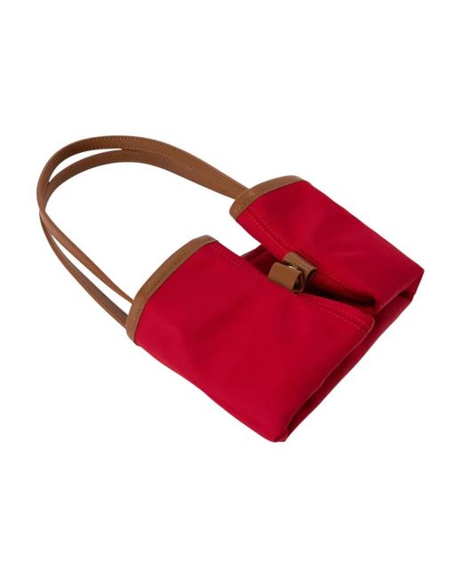 Mc2 Saint Barth Red Shopping Bags