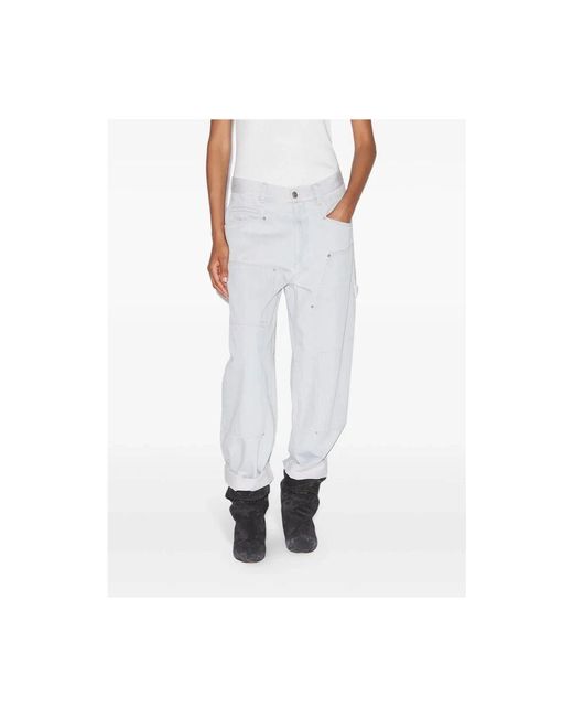 Wide Trousers Isabel Marant de color White