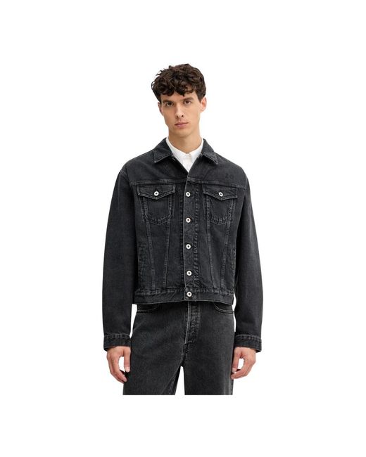 KENZO Denim Jassen in het Black voor heren
