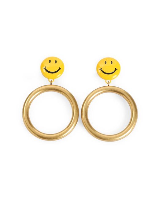 Earrings Moschino de color Metallic