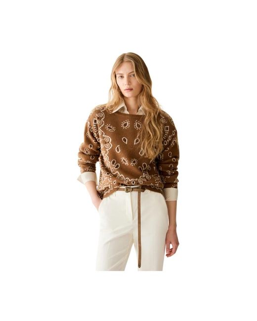 Pennyblack Brown Round-Neck Knitwear