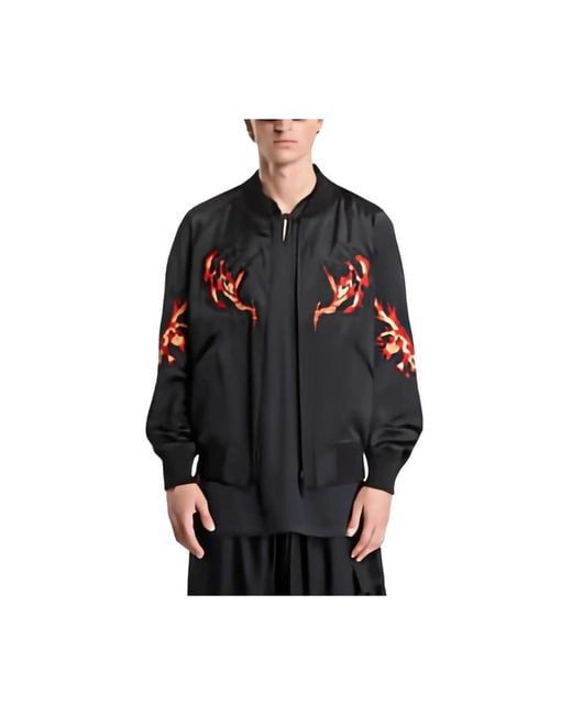 Y-3 Black Bomber Jackets for men