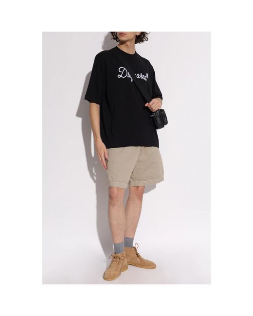 DSquared² Korte Broeken ,Katoen Cotton Shorts in het Natural voor heren
