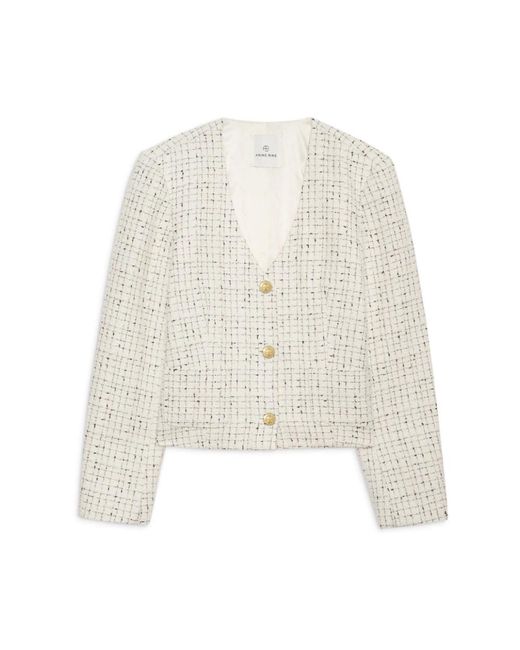Jackets > tweed jackets Anine Bing en coloris White
