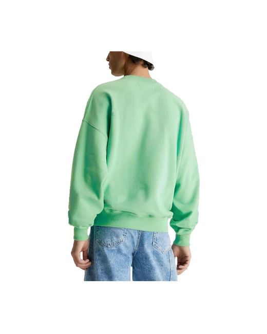 Calvin Klein Green Round-Neck Knitwear for men