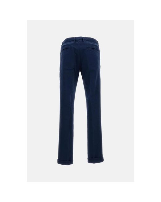Incotex Chinos in het Blue voor heren