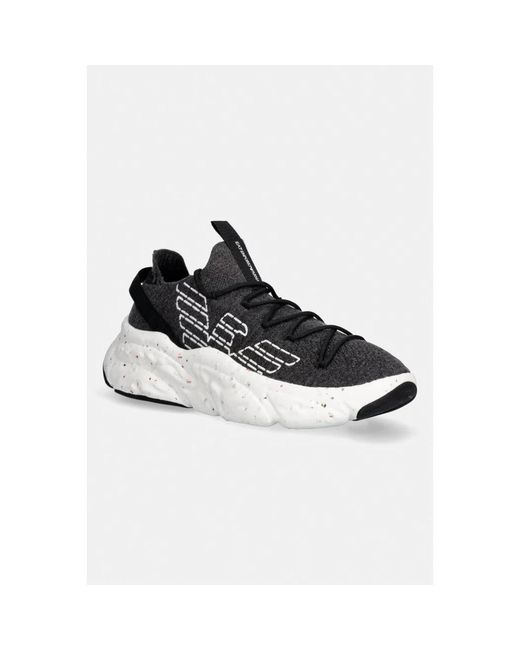 EA7 Platform Sneakers in het Black voor heren