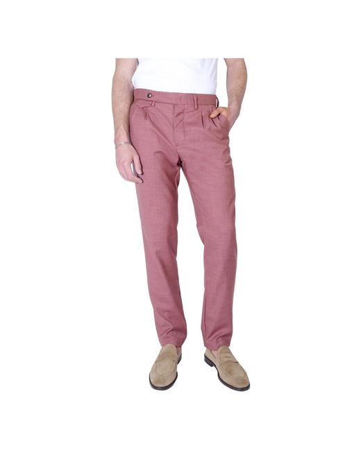White Sand Red Suit Trousers