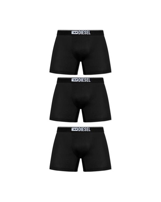DIESEL Ondergoed ,Zwart ,Katoen Drie Boxershorts in het Black voor heren