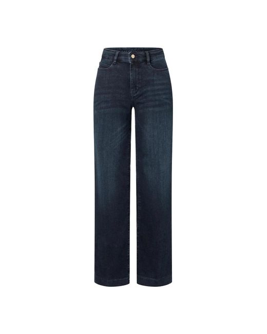 Straight Jeans M·a·c de color Blue